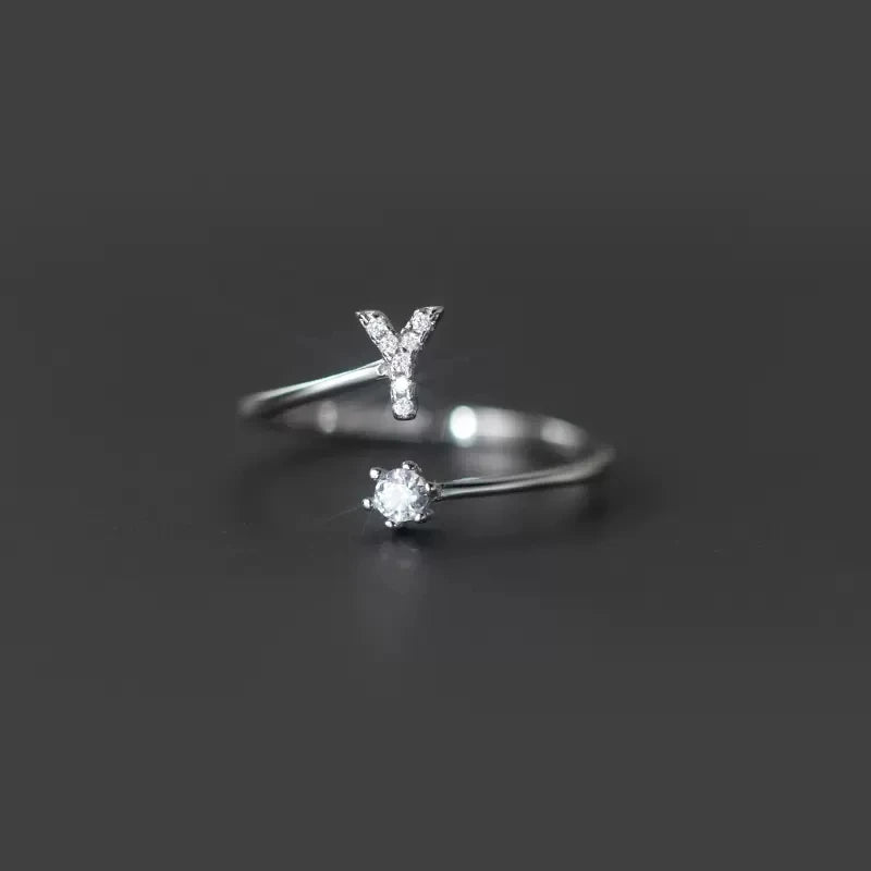Initialenring voor dames y