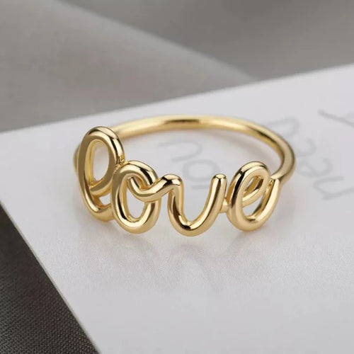 Ring Love Goud