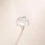 Bague Lune et Soleil argent
