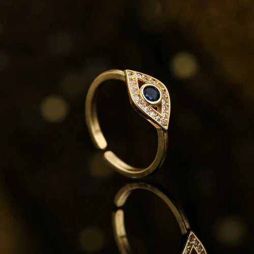 Ring Blauwe Turkse Boze Oog