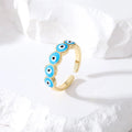 Ring Turks Blauw Boze Oog Turquoise