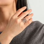 Unisex ring met Joodse Hebreeuwse gravure in zilver