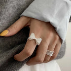 Vlinderdasring met parels