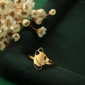 Dunne Panda Ring Goud