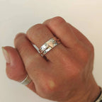 Kleine Gekleurde Hart Ring 