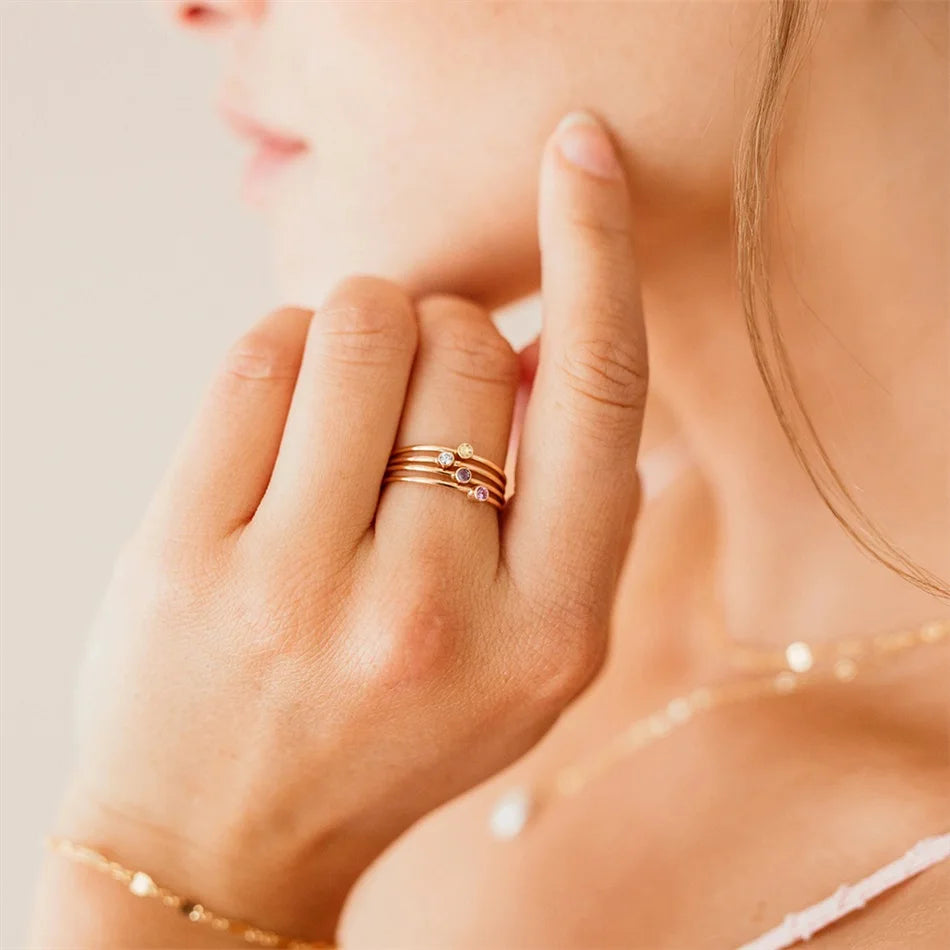 Geboortesteen Ring