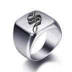 Brede herenring initiaal w
