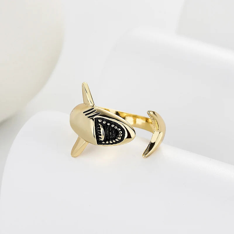 Bague Requin Pour Femme or