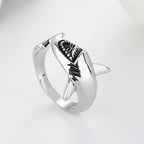 Bague Requin Pour Femme argent