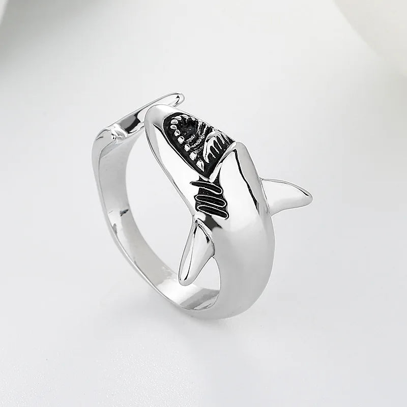 Bague Requin Pour Femme argent