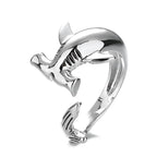 Bague Requin Marteau argent