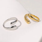 Bague Rétro Goutte d'Eau or