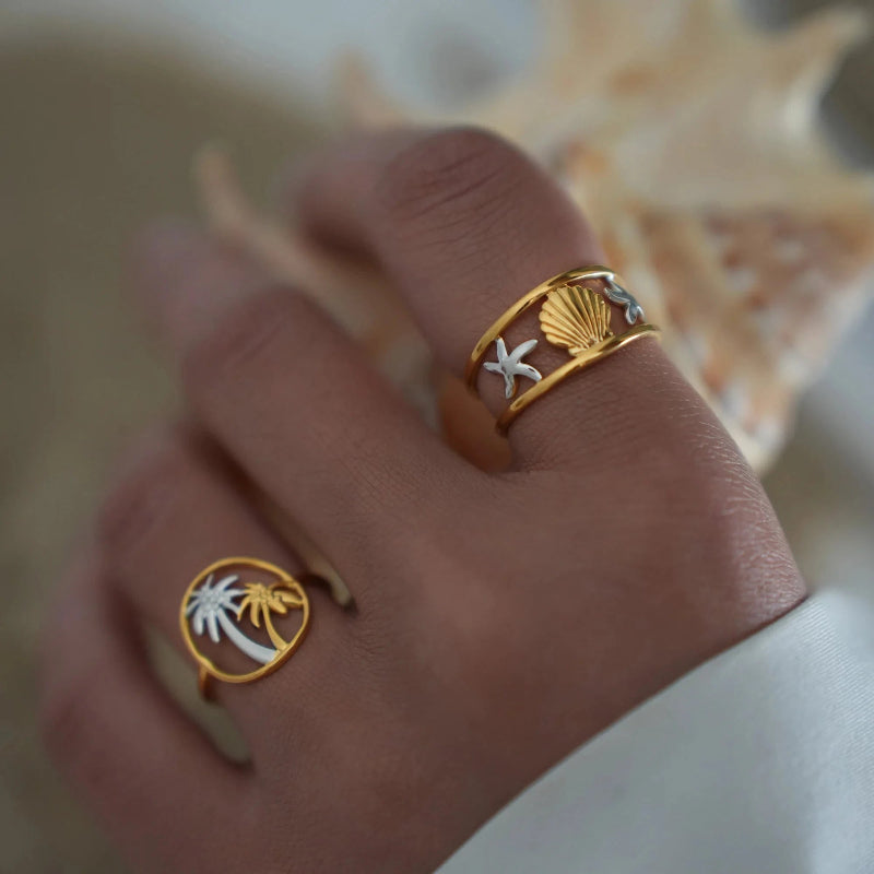 Ronde Ring met Palmbomen 