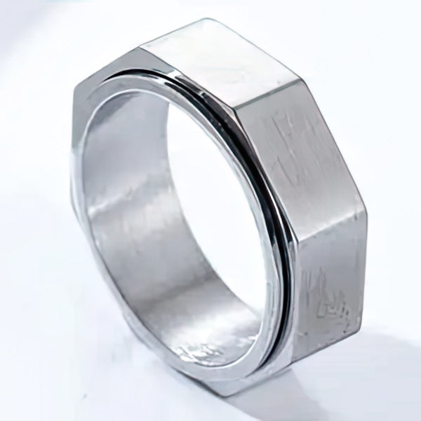 Bague rotative anti-stress de forme hexagonale