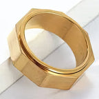 Bague rotative anti-stress de forme hexagonale