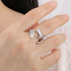 Ring met Ali Zulfiqar zwaard Arabisch symbool zilver
