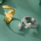 Ring met Ali Zulfiqar zwaard Arabisch symbool goud