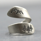 Bague Sapins et Montagnes