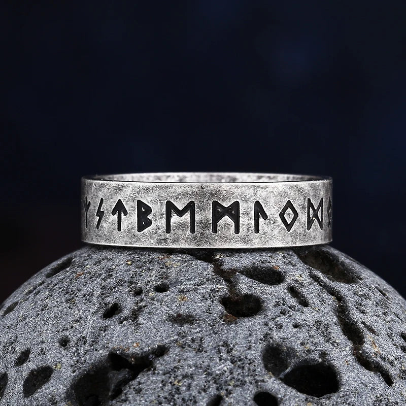 Viking Runes Stijl Herenring