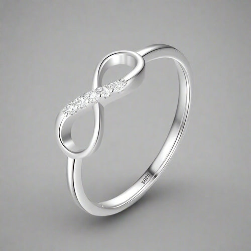 Oneindigheidssymbool Ring Dames Zirconia