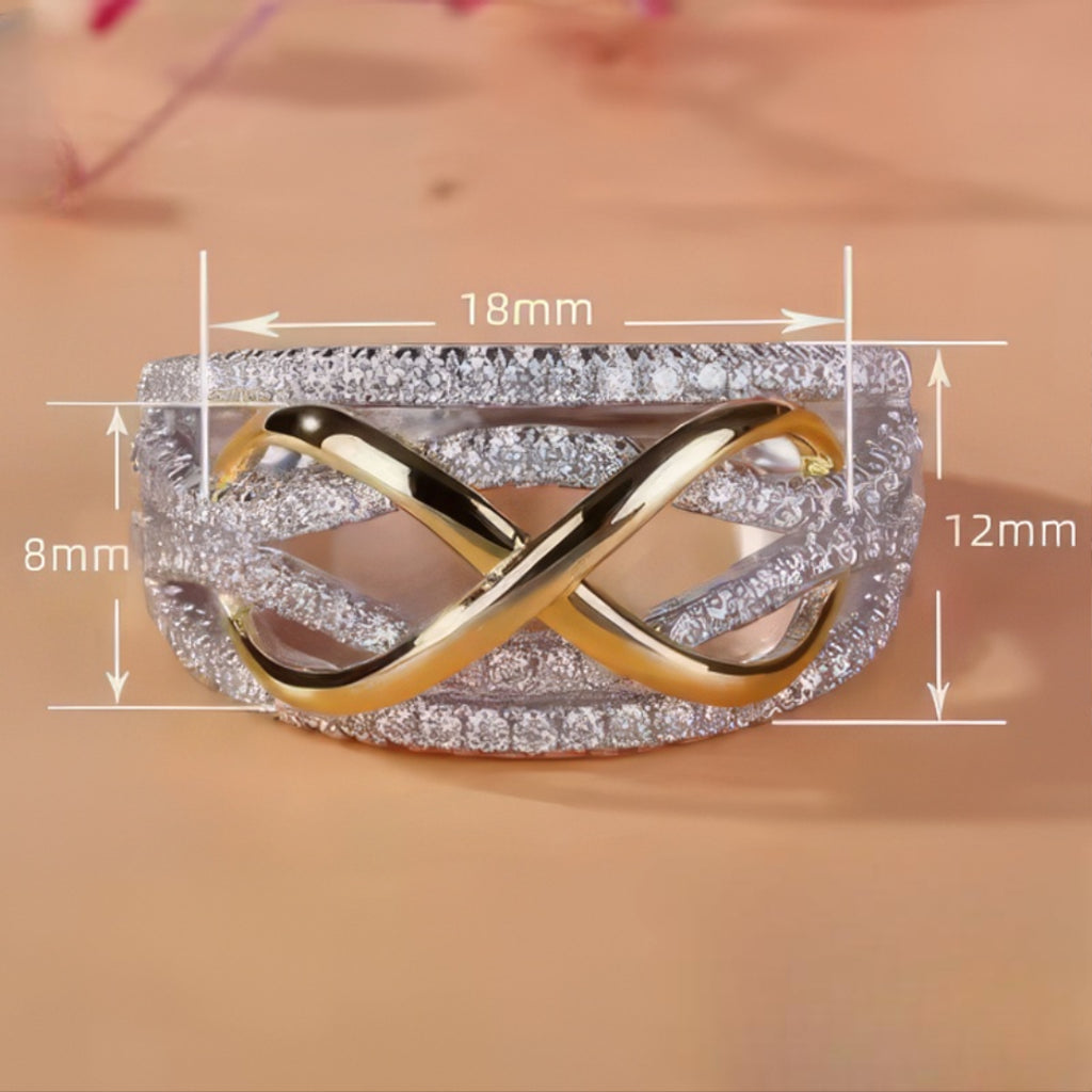 Infinity symbool ring damesring