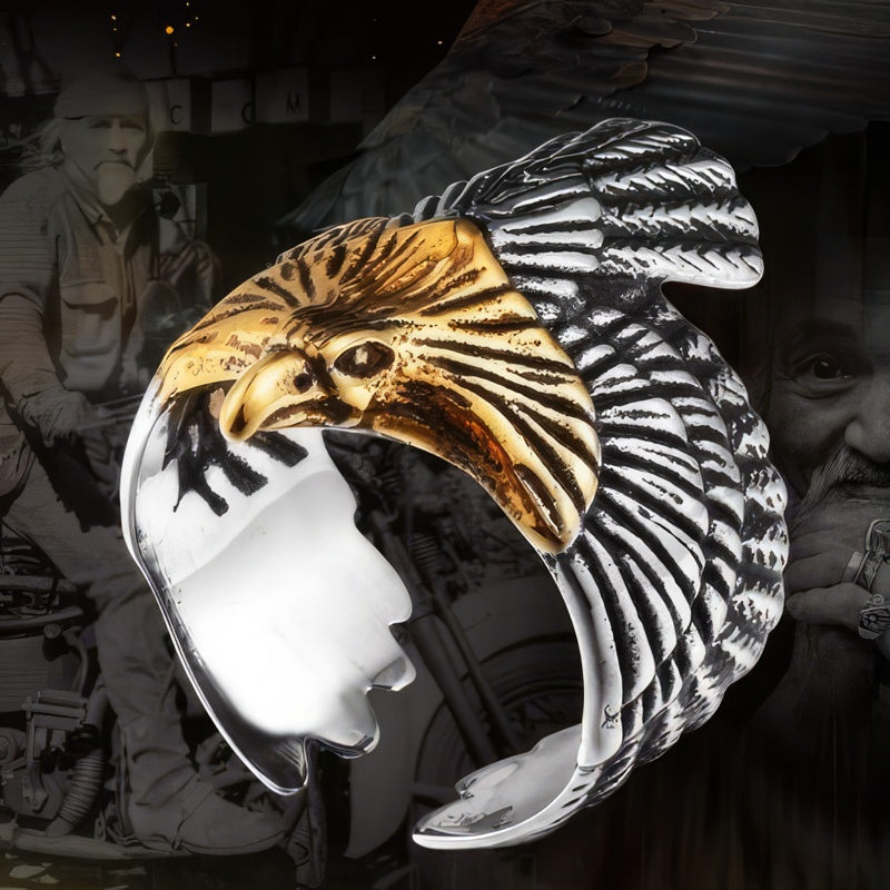 Zilver Eagle Adelaar Ring