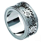 Draaibare ring "de Tandwielen van de Tijd" Anti-Stress 