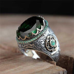Ring voor Arabische moslim man of vrouw groen