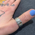 Bague Vintage Montagnes et Soleil