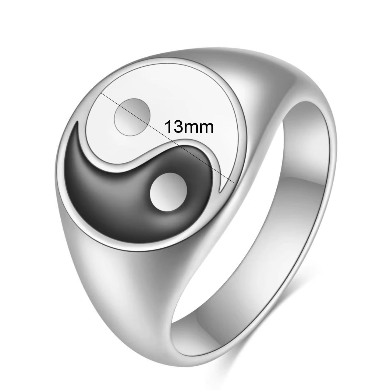 Yin Yang Zegelring