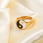 Yin Yang Zegelring