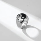 Bague Yin Yang pour Homme argent
