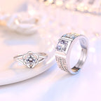 Bagues pour Couples Anneau Fleur