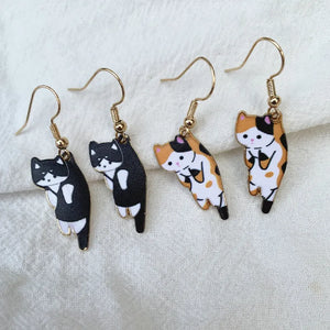 Boucles d'Oreille Chat Cute