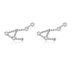 Boucles d'Oreilles 12 Constellations Signe du Zodiaque Femme balance