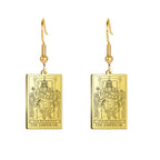 Boucles d'oreilles carte de tarot