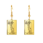 Boucles d'oreilles carte de tarot