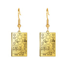 Boucles d'oreilles carte de tarot