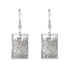 Boucles d'oreilles carte de tarot