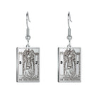 Boucles d'oreilles carte de tarot
