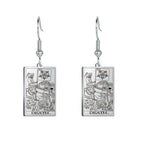 Boucles d'oreilles carte de tarot