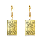 Boucles d'oreilles carte de tarot