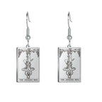 Boucles d'oreilles carte de tarot