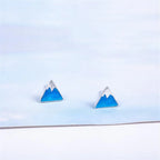 Boucles d'Oreilles Clou en Triangle Iceberg