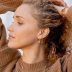 Boucles d'Oreilles Clou Etoiles en Crystal