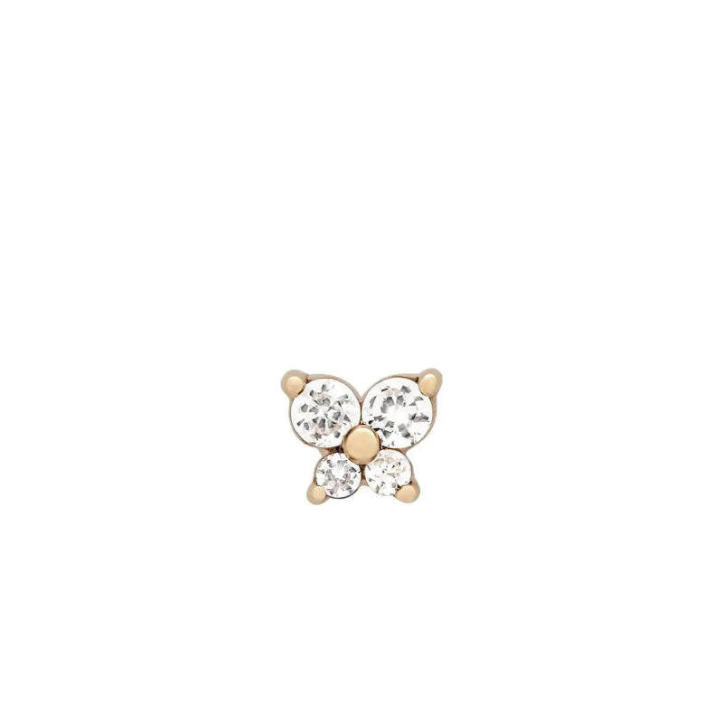 Boucles d'Oreilles Clou Pierre de Naissance