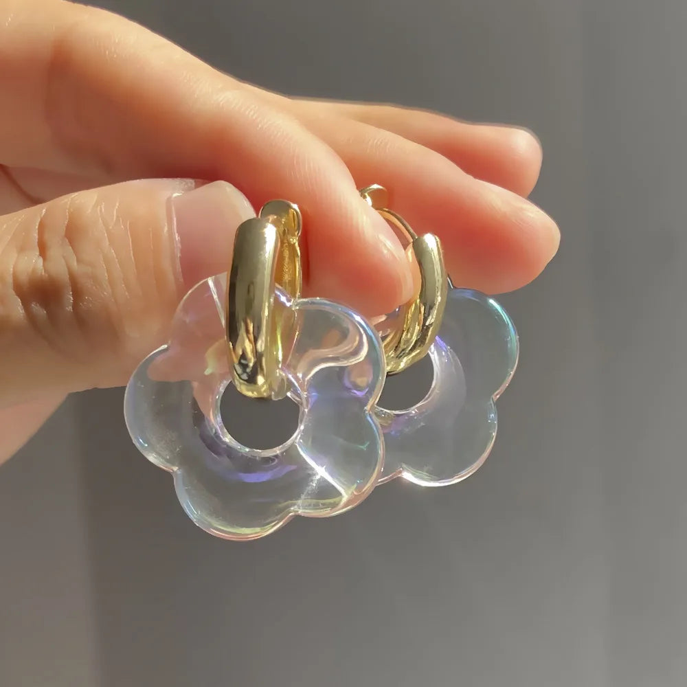 Creoolse Instrument Bloem Oorbellen – Artistika