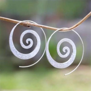 Boucles d'Oreilles Créoles Spirale