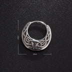 Viking Noordse Creolen Oorbellen zilver