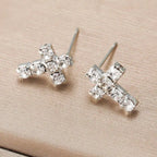Kruisoorbellen met strass